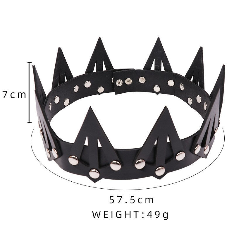 Women's Crown Headdress for Parties & Gatherings - Black