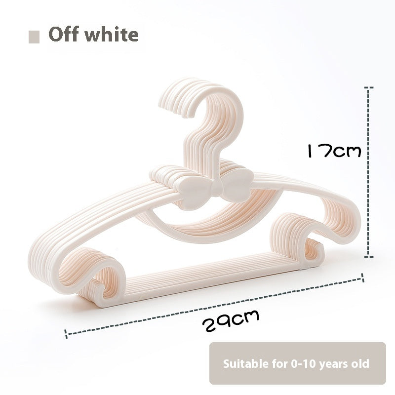 Children's Multi-Function Plastic Hanger Set for Kids' Closet Organization