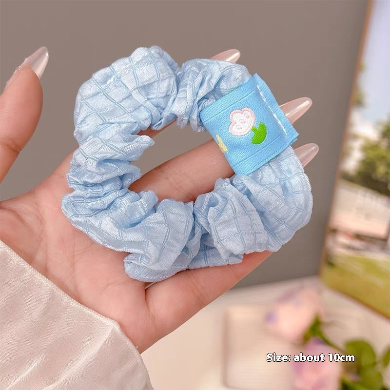 Summer Sweet Lace Scrunchie Hair Tie - Elegant Floral Hair Accessory