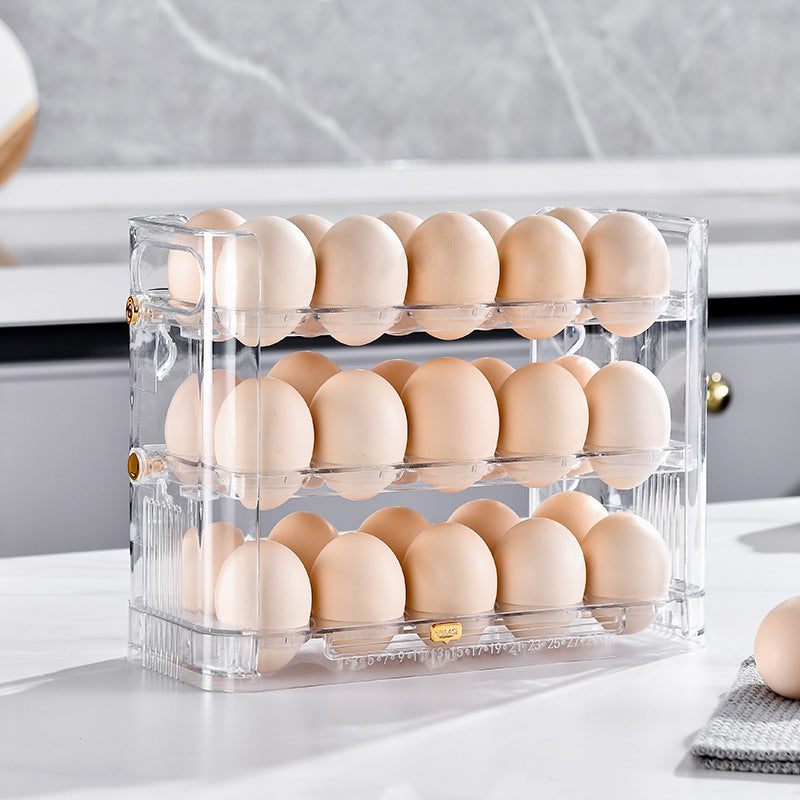 Kitchen Egg Storage Box - Food Preservation Container with Multiple Colors