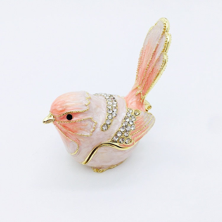 Bird Ring Necklace Earring Storage Box - Creative Home Organizer