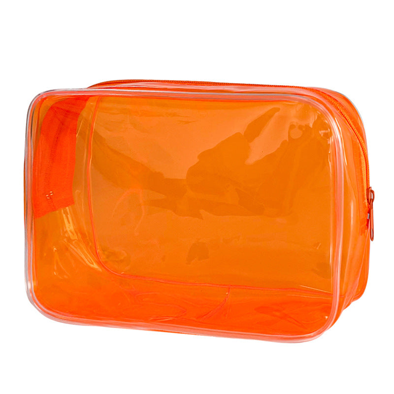Large Capacity Transparent Cosmetic Bag Waterproof Storage Organizer