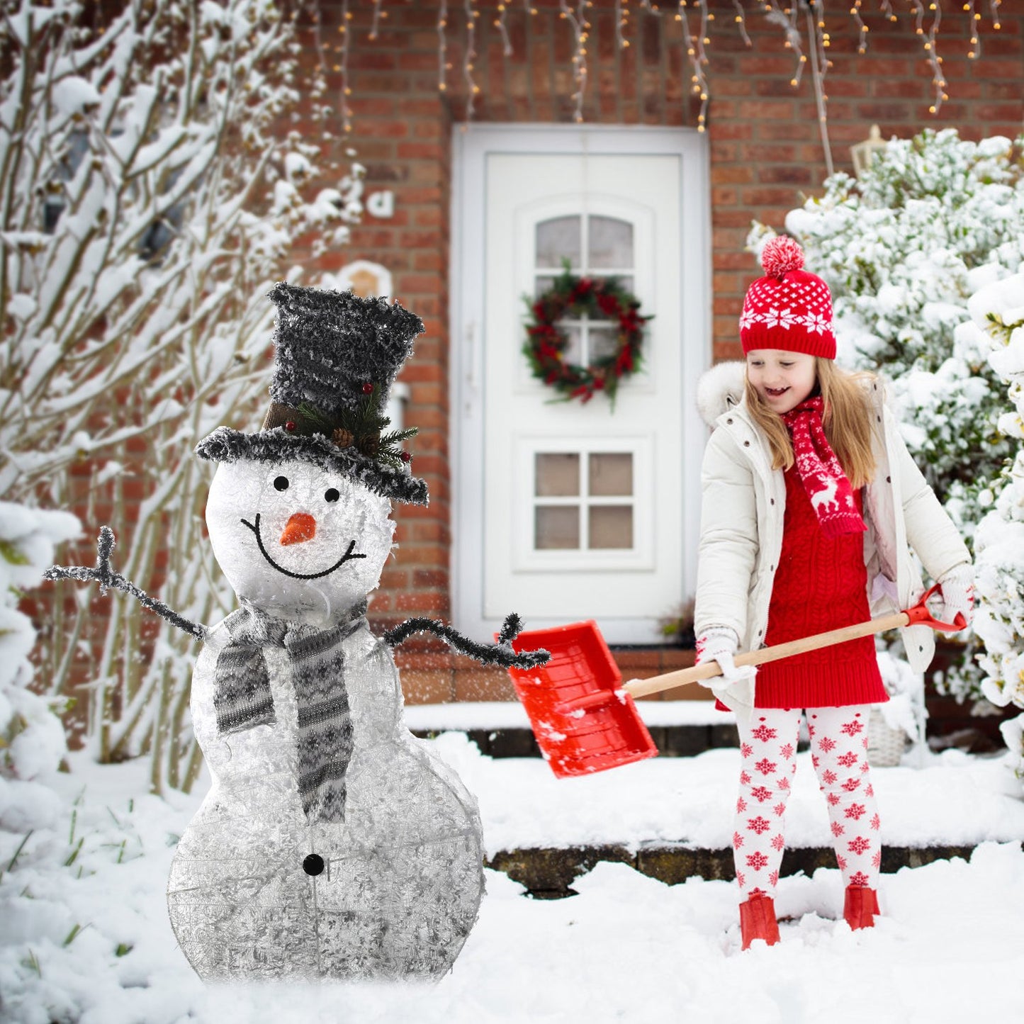 LED Christmas Snowman Decoration Light - Indoor & Outdoor