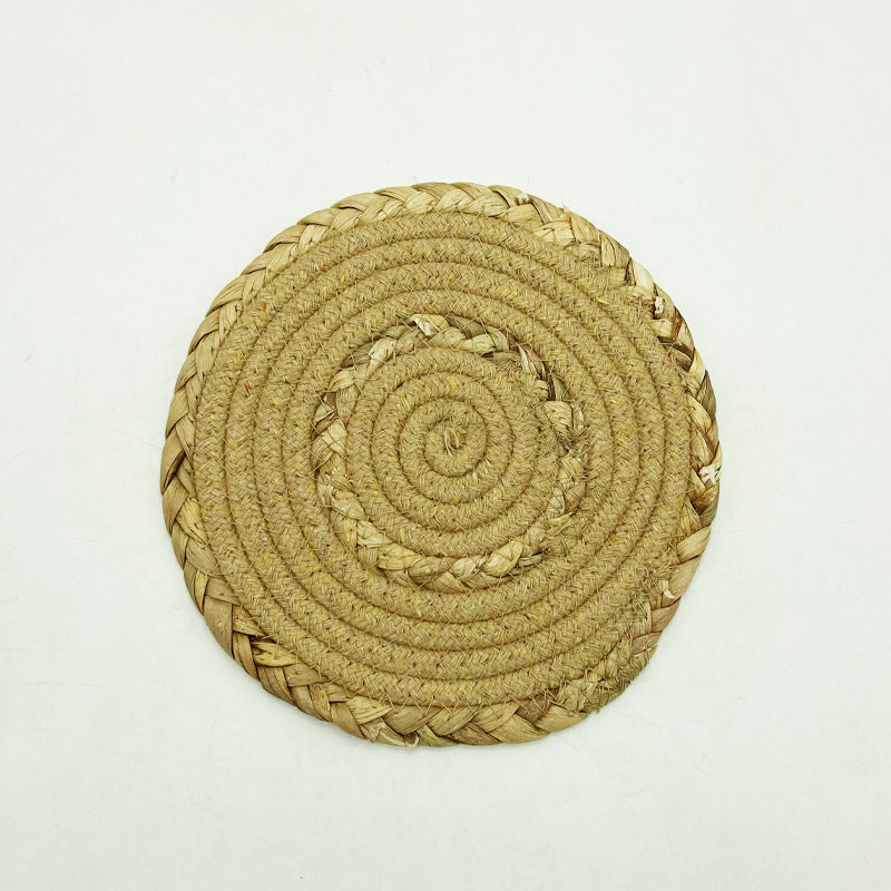 Cotton String Placemat Set - Round, Rectangular, Multi-Size Home Dinnerware