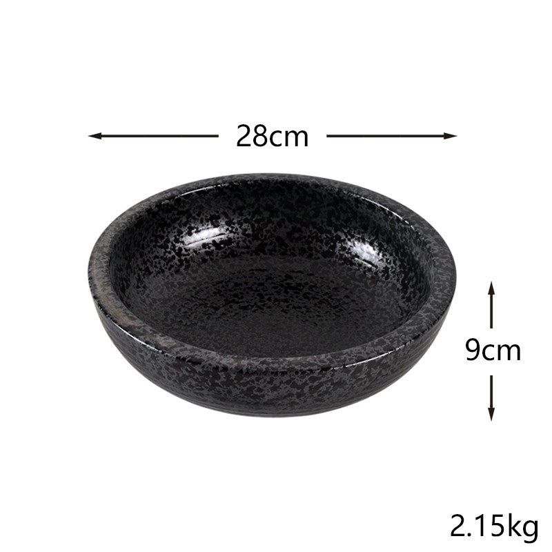Large Porcelain Kitchen Bowl with Multiple Sizes - Household Home Storage