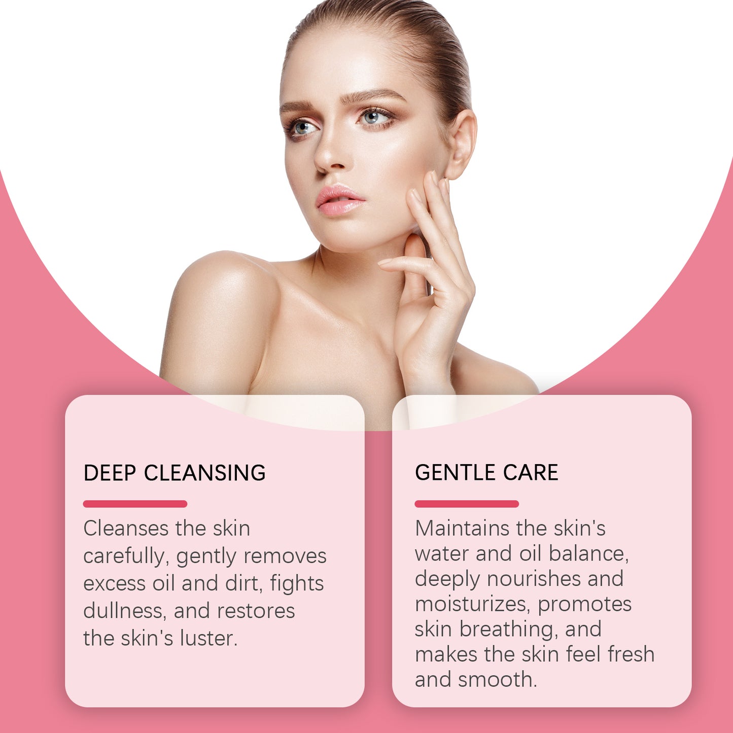 Rose Scented Moisturizing Body Wash - 100ml Gentle Cleansing Shower Gel