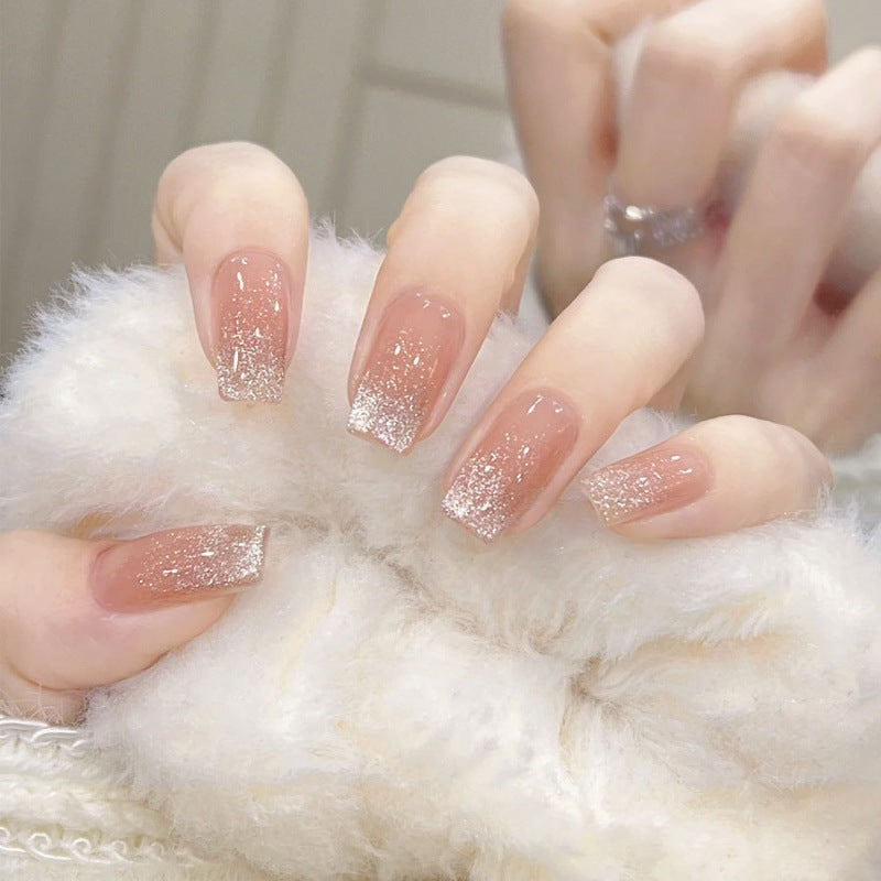 Nail Polish Gel - Iced Tea Crystal Cat's Eye Effect 8g Frosted Finish