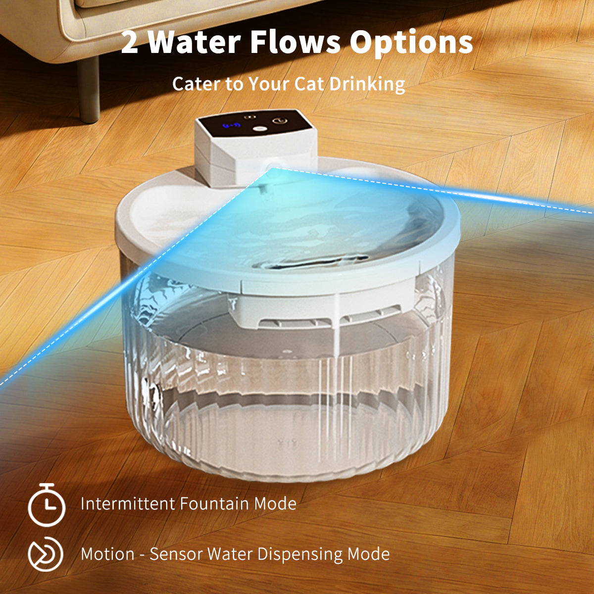 Pet Drinking Water Feeder with Self Pickup Option