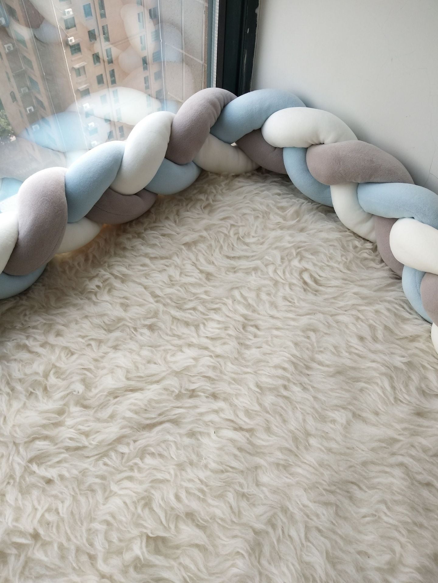 Hand-Woven Long Knotted Anti-Collision Strip for Home & Garden Safety