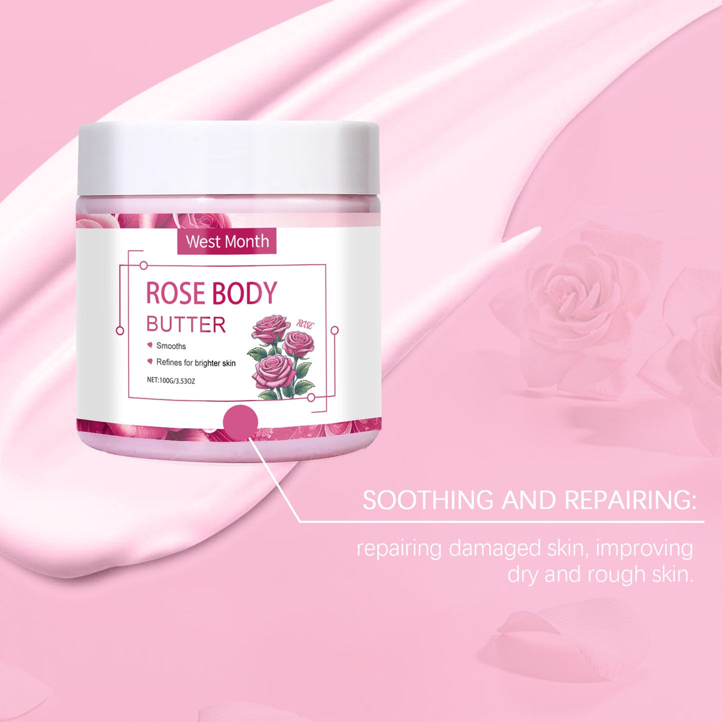 Moisturizing Body Cream with Shea Butter & Aloe Vera - 100g