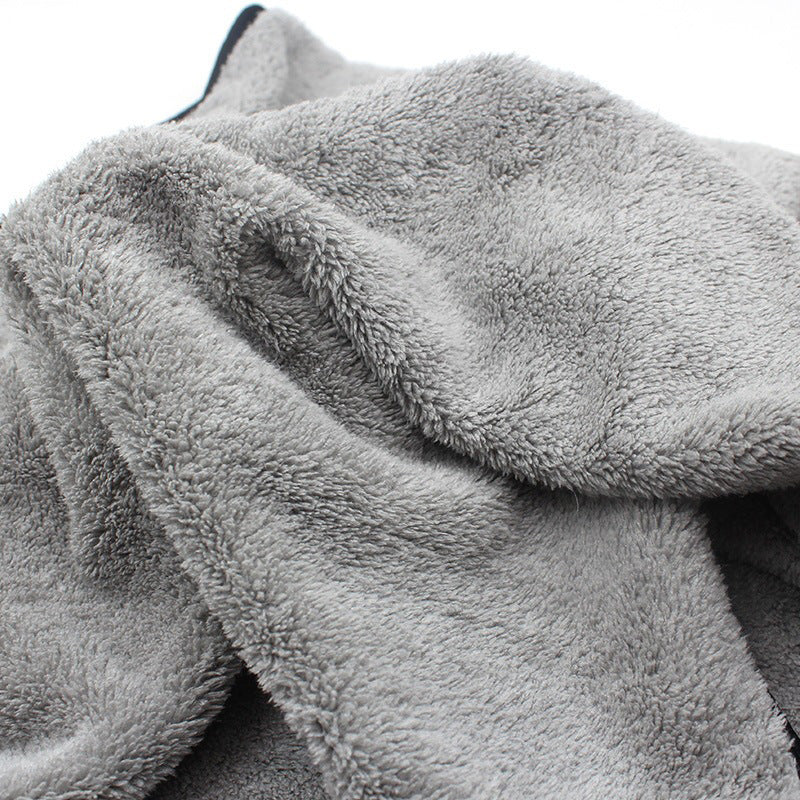 Car Wash Towel Coral Velvet Non-Shedding Wipe Cloth for Auto Cleaning