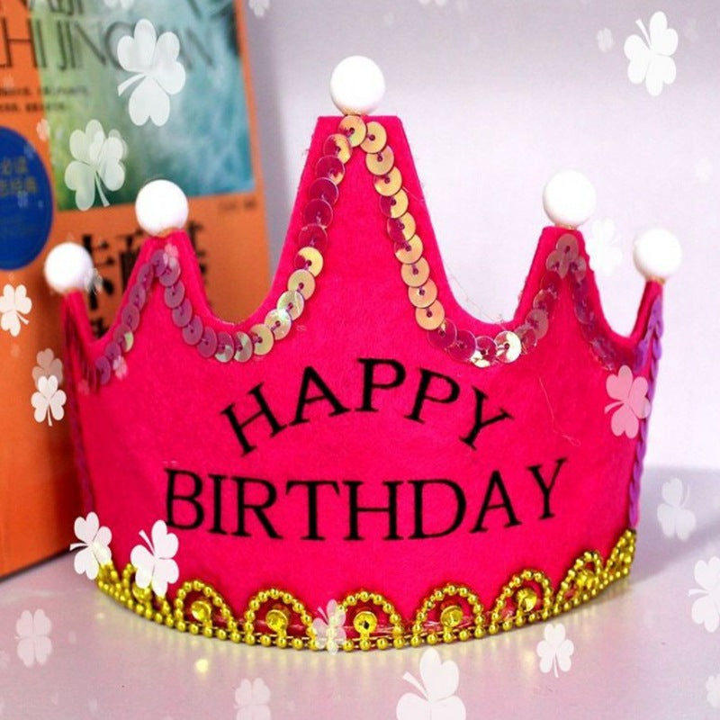 Children's Birthday Party Hat - Festive Headdress Decoration for Kids & Adults