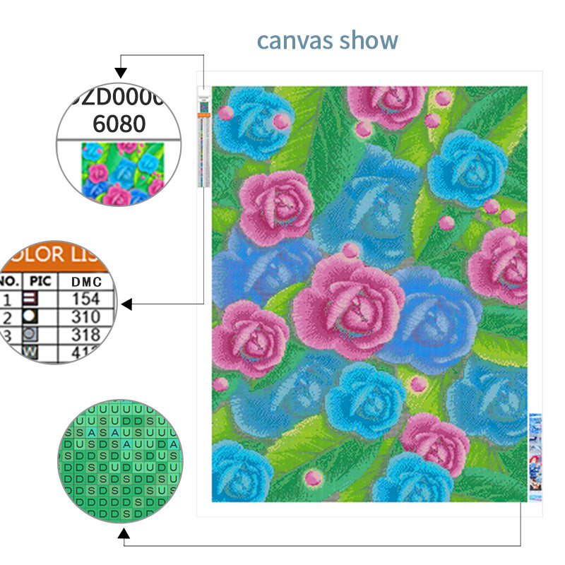 Diamond Painting Cross Stitch Kit for Christmas Snow Art Home Decor - Square 20x25cm