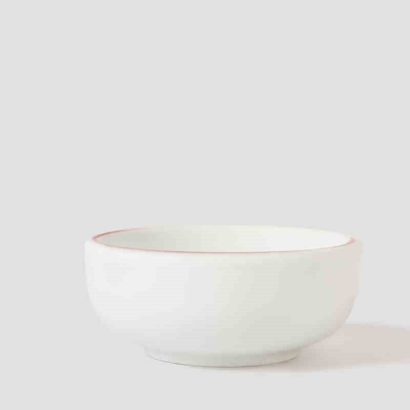 Handmade Ceramic Rice Bowl - Creative Kiln Baked Tableware for Kitchen