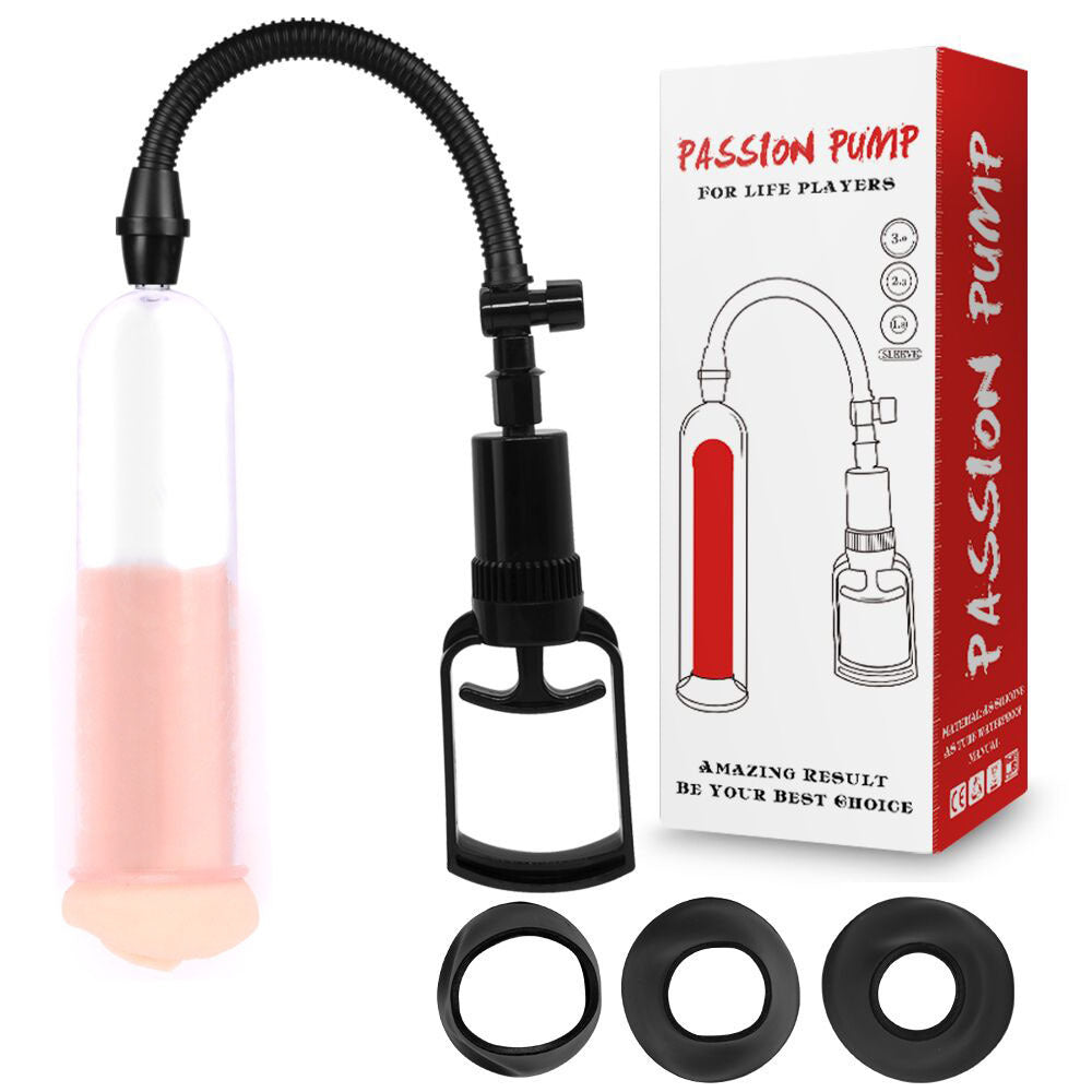 Men's Negative Pressure Penis Booster Exercise Device - Silicone Home Use