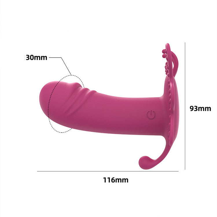 Women's Remote Control Butterfly Vibration Massager – Silicone Body Relaxation