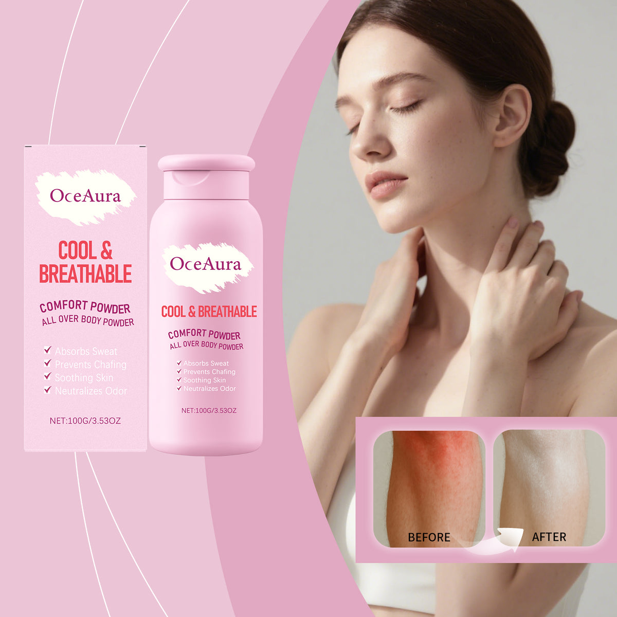 Dry and Refreshing Body Powder - 100g