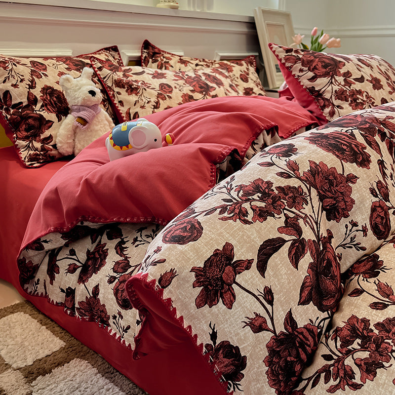 Thickened Cotton Duvet Cover Set for Fall and Winter - Modern & Minimalist
