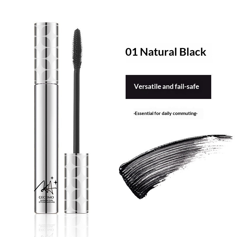 Waterproof Voluminous False Eyelashes - Curling & Lengthening Mascara, Natural Curl, Quick-Drying