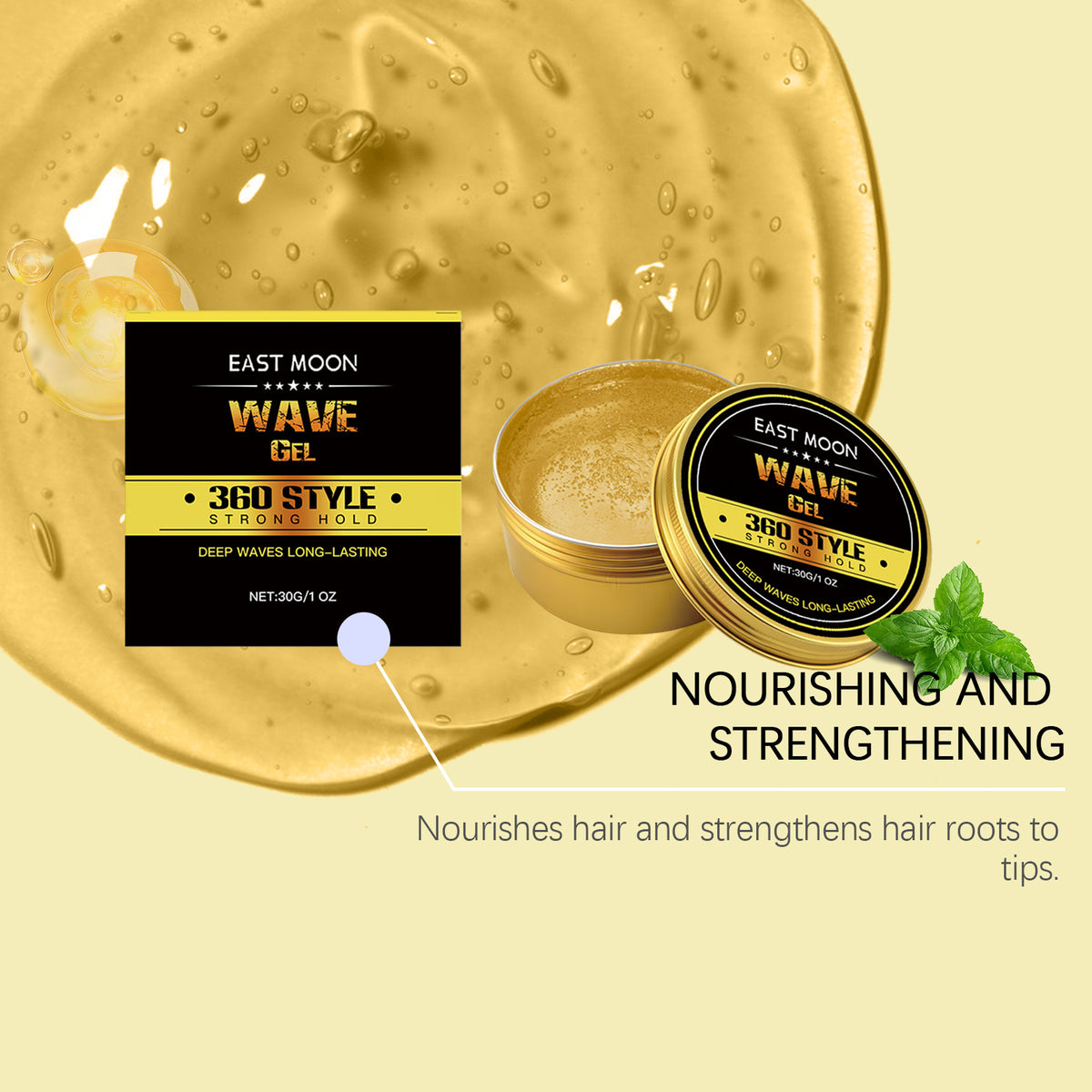 Men's Wave Shaping Hair Oil Long-lasting Refreshing