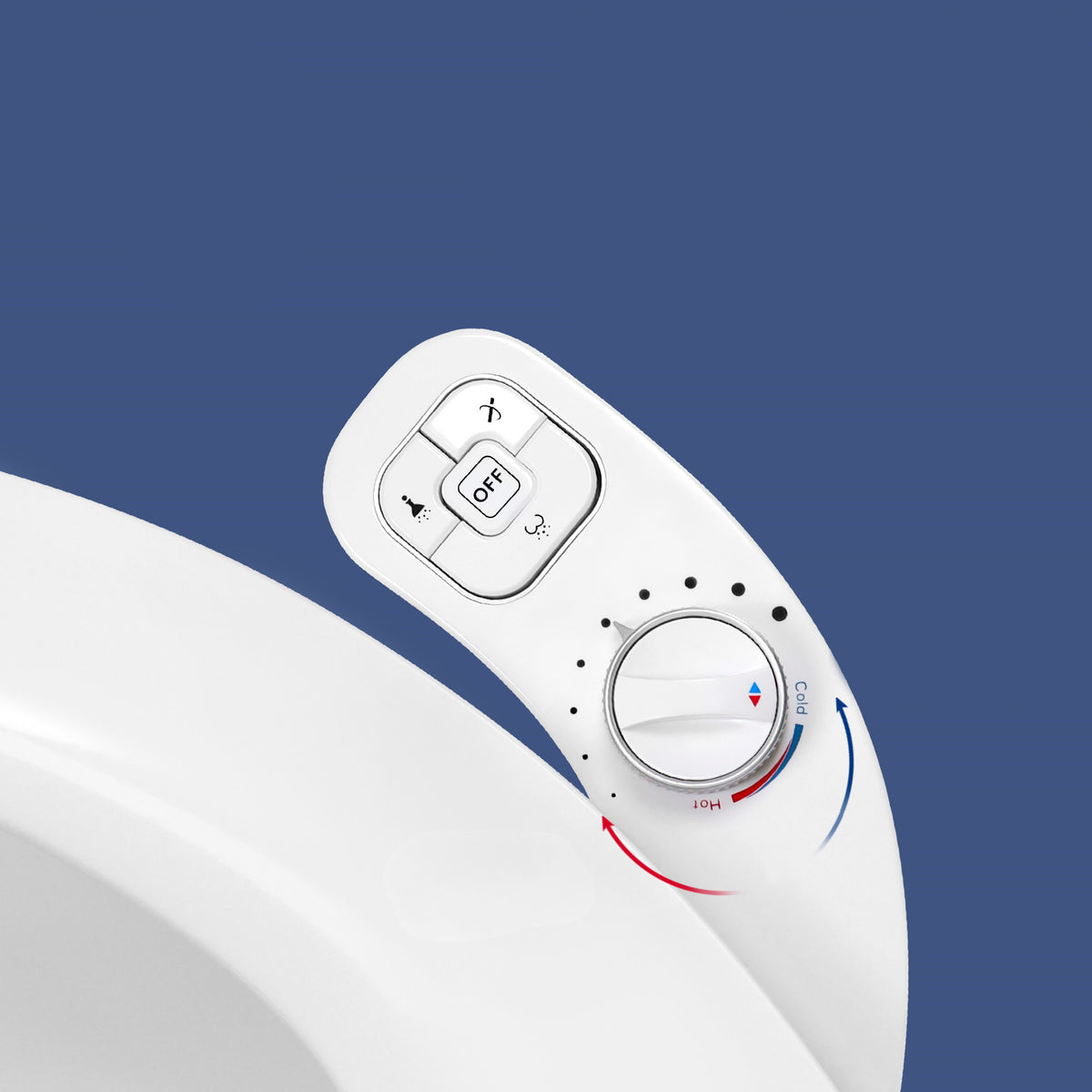Electric Bidet Buttock Wash Toilet Attachment - Adjustable Water Pressure
