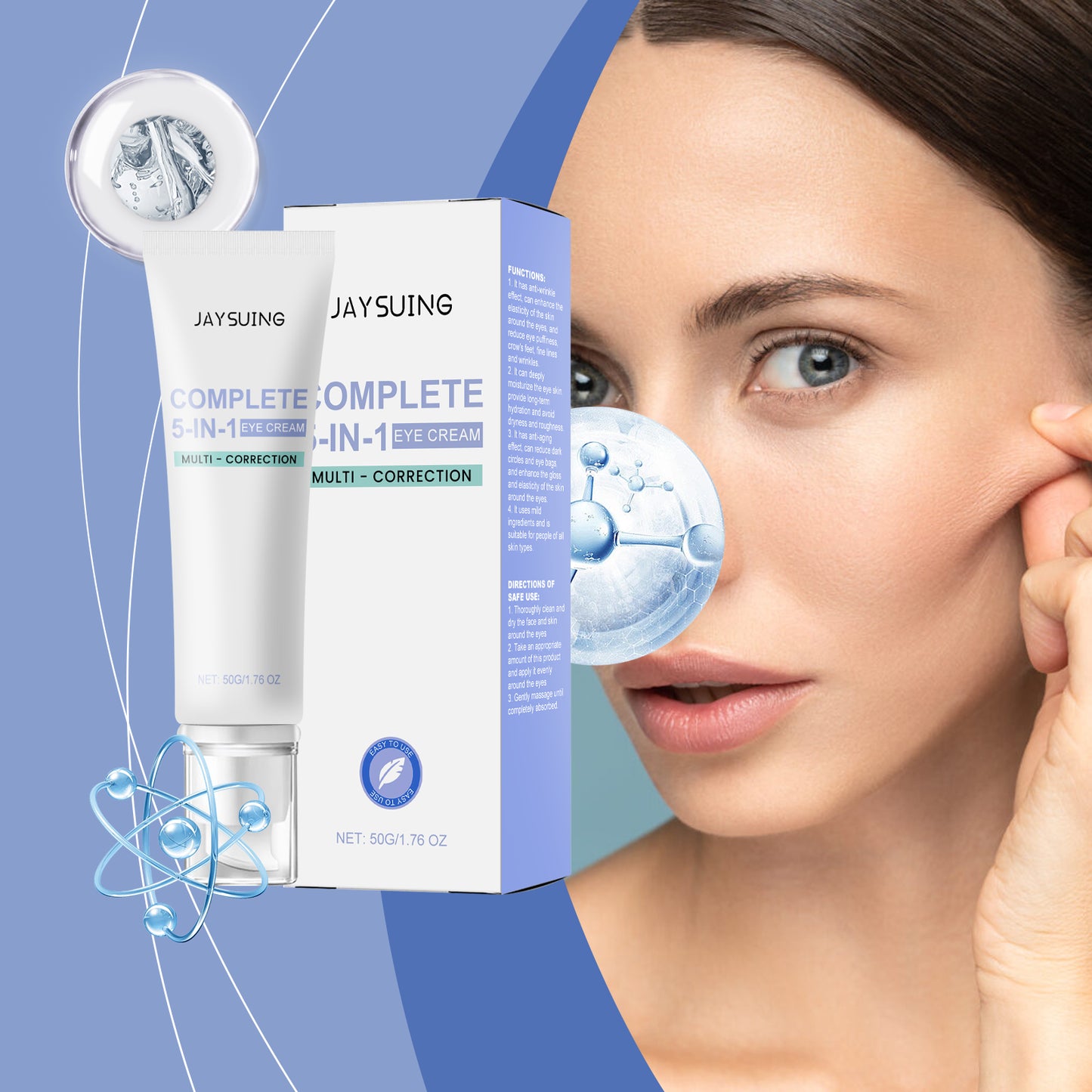 Firming Eye Cream for Dark Circles and Fine Lines - 50g