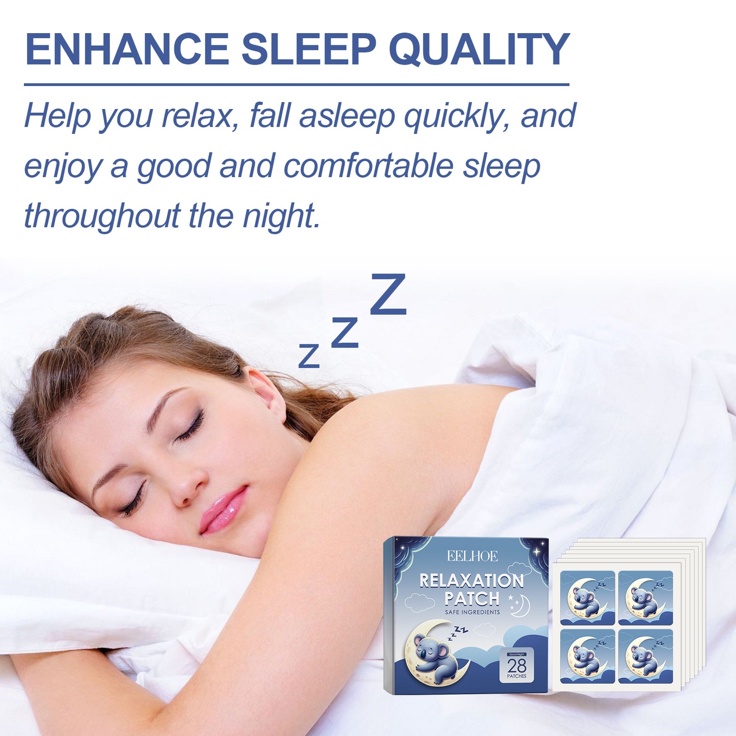 Relaxation Sleep Patches for Improved Rest & Insomnia Relief