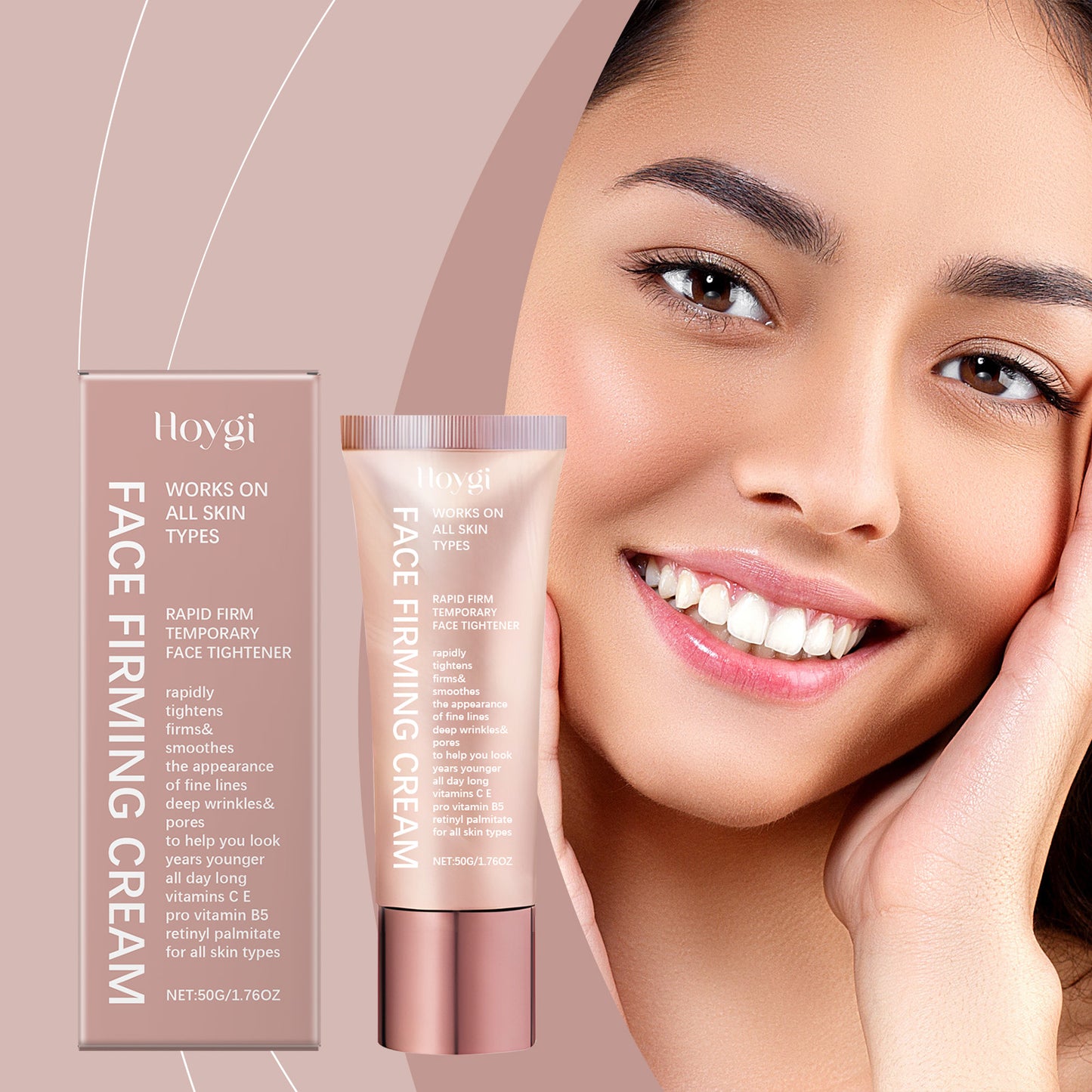 Firming Anti-Wrinkle Facial Cream with Vitamin E & Retinol - 50g