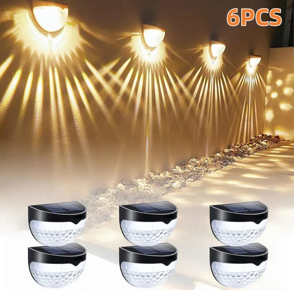 Solar Fence Lights - Efficient Outdoor Security Illumination