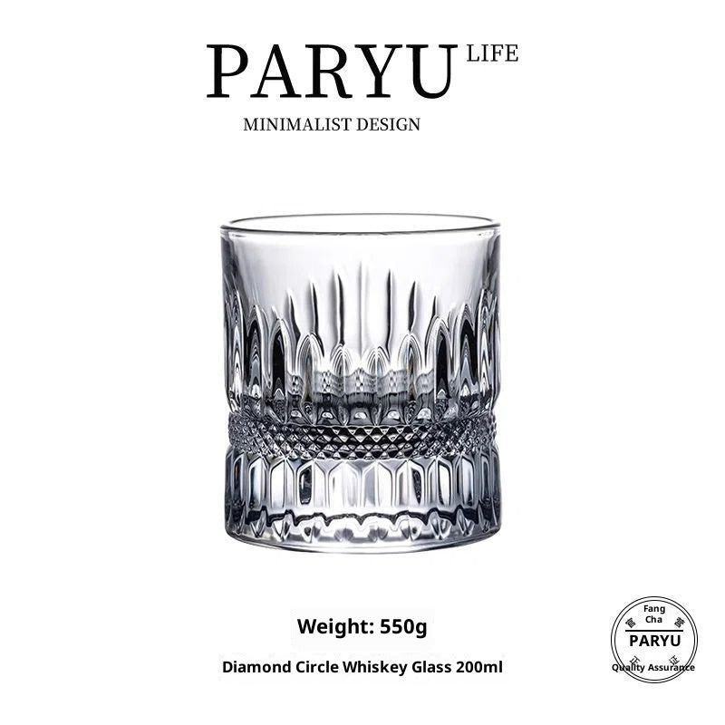Elegant Crystal Wine Glass Set - Multiple Styles & Sizes