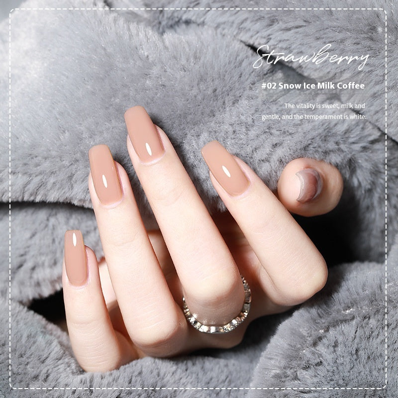 Ice Transparent Nude Gel Nail Polish All-Match - Waterproof & UV Safe