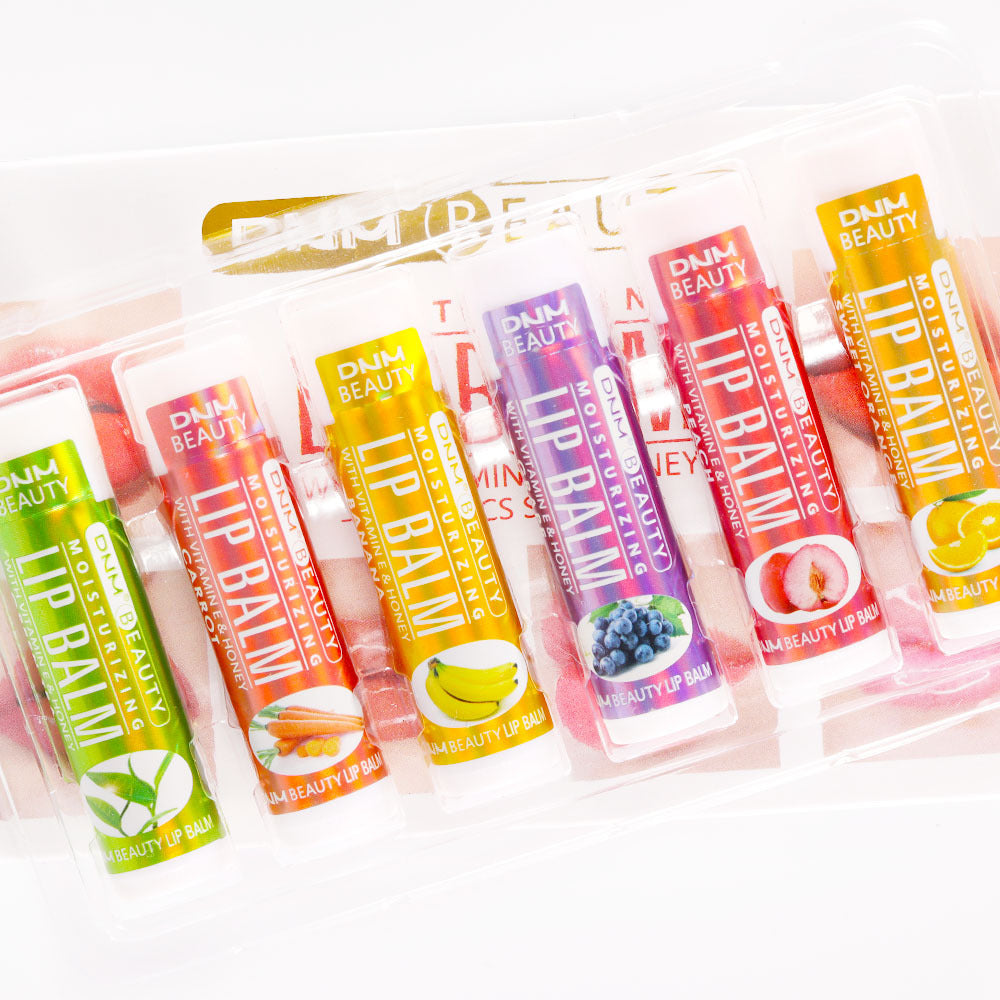 Fruit Flavor Moisturizing Lip Balm Set - Hydrating Lipstick Trio