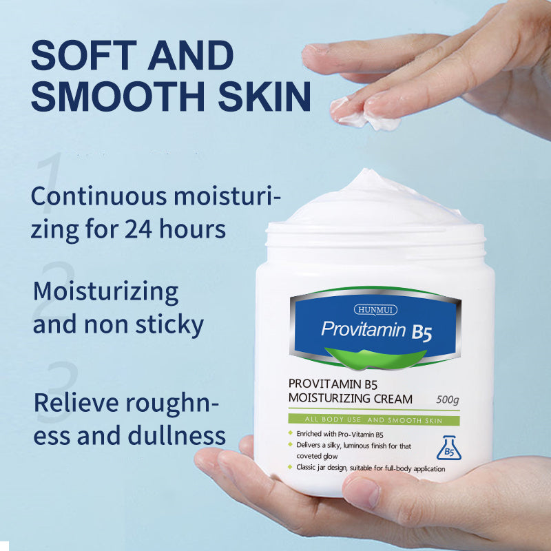 Vitamin B5 Nourishing Moisturizing Facial Cream 500g - Hydrating Skin Care
