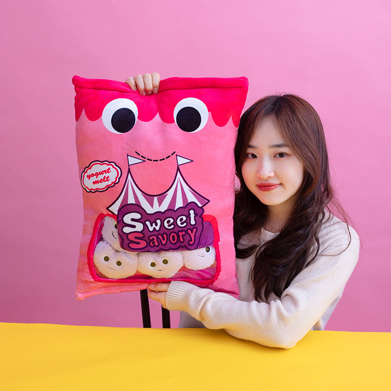 Cute Plush Pillow Toy for Kids - Fun Fruit-Shaped Cushion, Multiple Colors