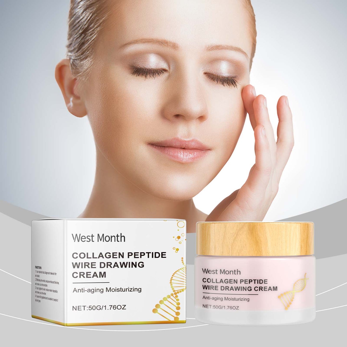 Collagen Polypeptide Firming Cream - Anti-Aging Facial & Body Moisturizer