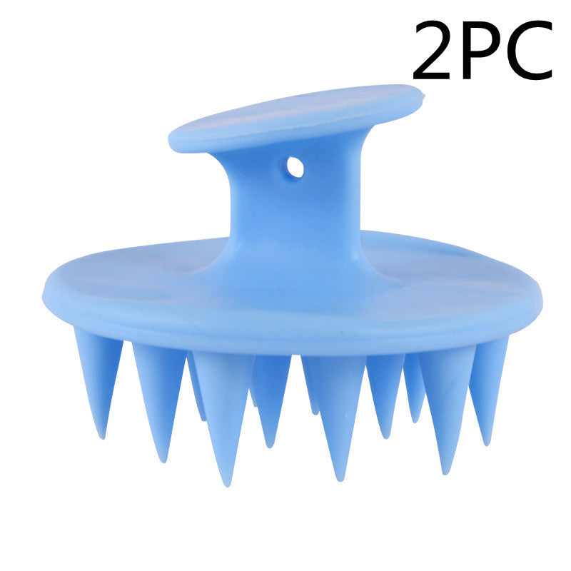 Silicone Shampoo Brush Massage Hair Scalp Cleaner Hair Care Tool