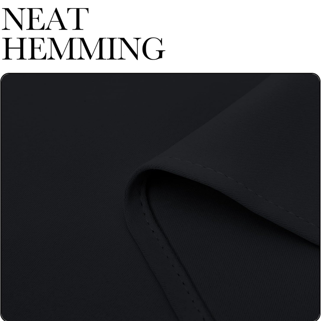 Blackout Curtains - Thermal Insulated Grommet Panels, 42"x63"