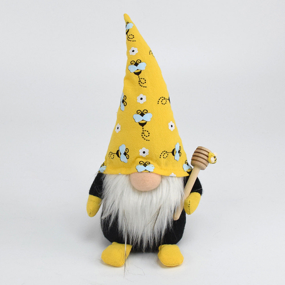 Decorative Bee Hat Ornament – Handmade Nordic Craft Gift for Home & Party