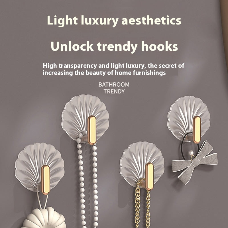 Heavy Duty Adhesive Hook - Seamless Load-Bearing Wall Mount for Bathroom & Home Storage