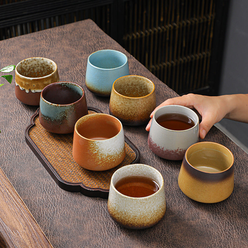 Large Capacity Retro Ceramic Tea Cup - Kiln-Fired Porcelain Drinkware
