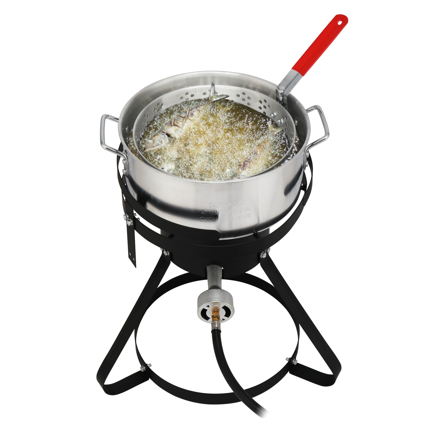 30QT Turkey Fryer & 10QT Fish Pot Set - Outdoor Cooking