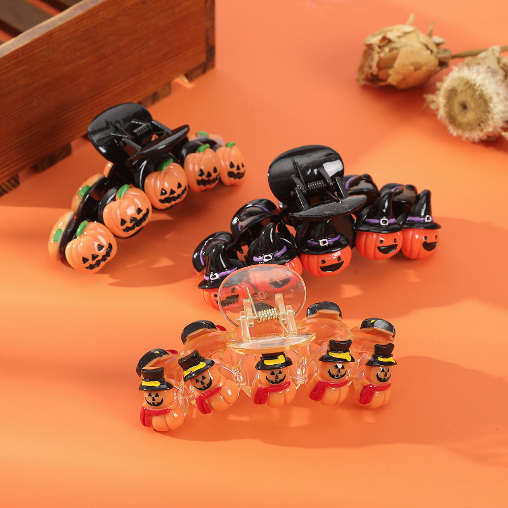Women's Fantasy Hairpin Set - Cute Halloween Pumpkin & Ghost Styles