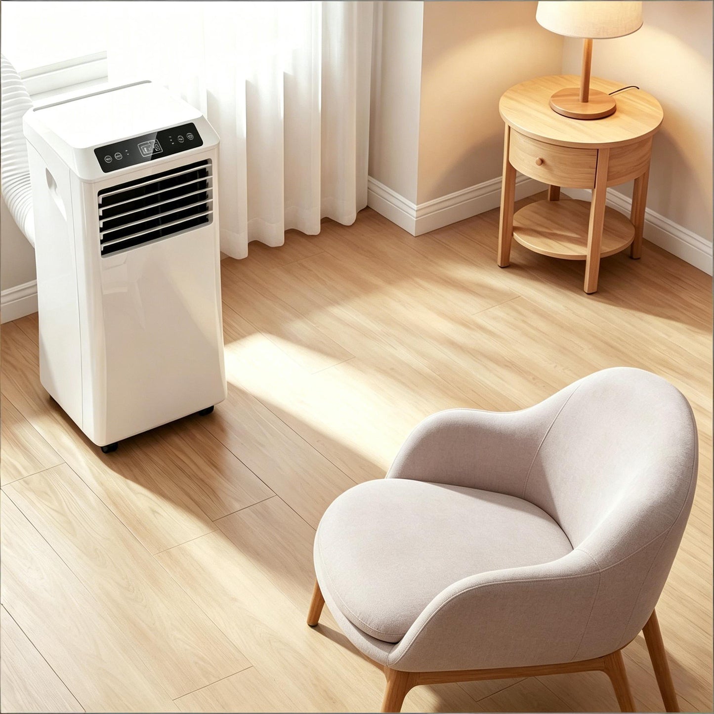 Portable Air Conditioner - 10,000 BTU with Remote Control - White