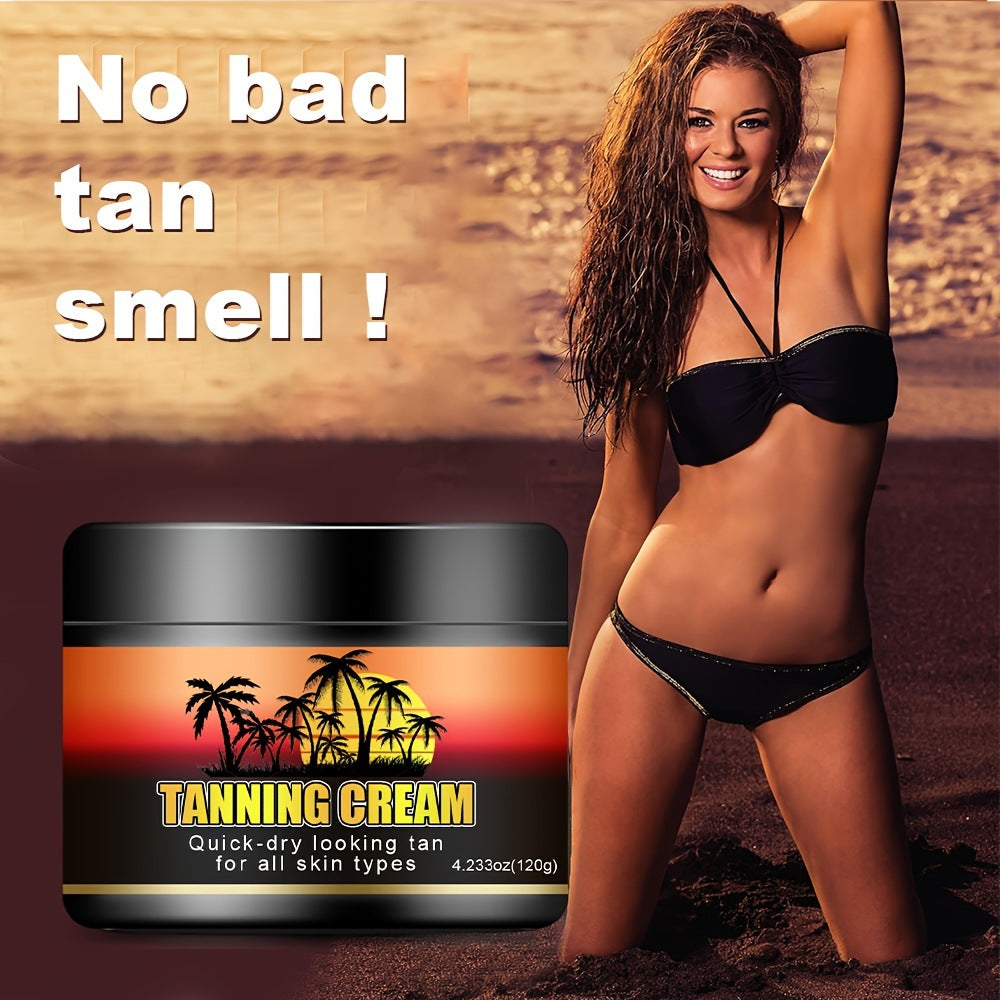 Self-Tanning Moisturizing Body Lotion - Bronze Color Full-Body Cream 120g