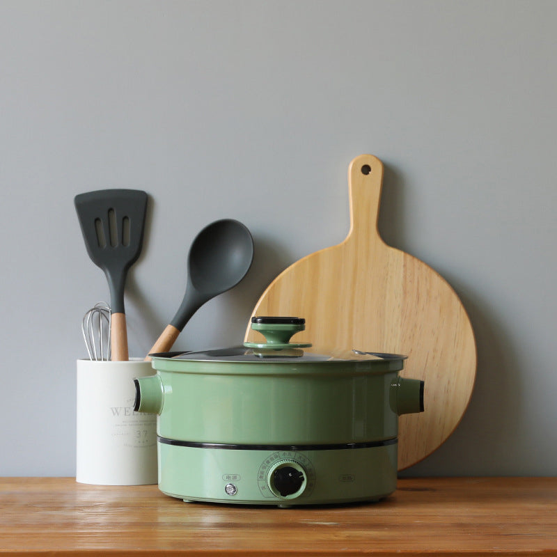 Multifunctional Electric Hot Pot Cooker for Dorms and Small Kitchens