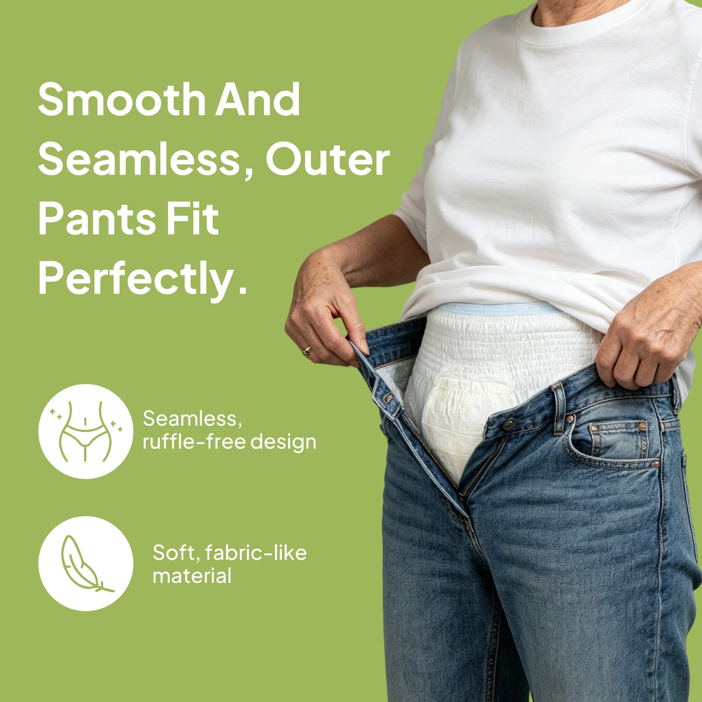 Ultra Soft Disposable Pull-Up Diapers for Adults - Multiple Sizes