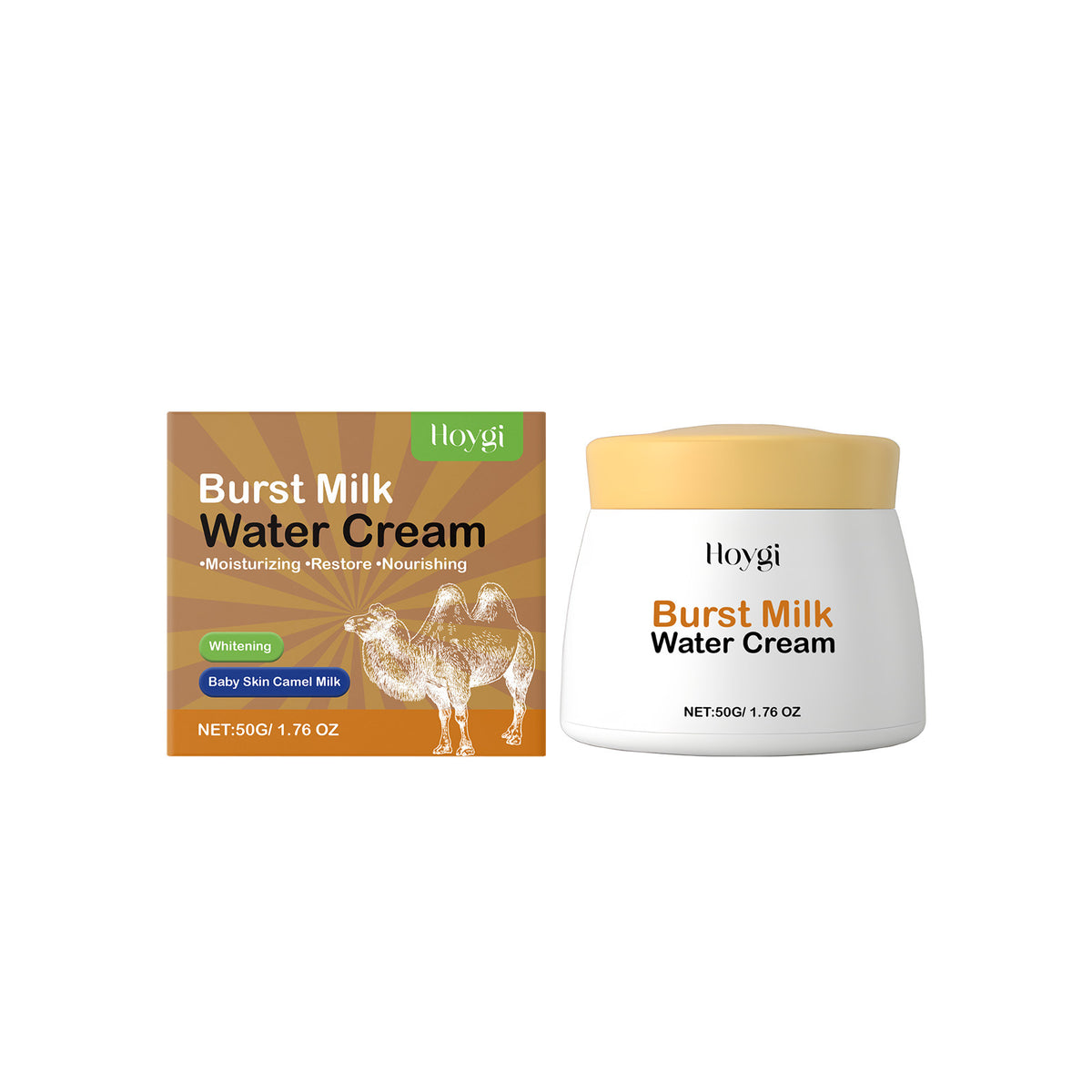 Camel Milk Moisturizing Facial Cream - Nourishing Daily Skin Care 50g