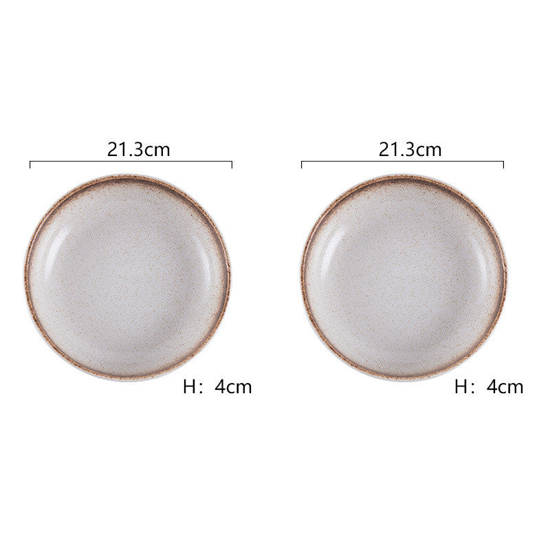 Ceramic Dinner Plate for Western Food - Household Dining Ware