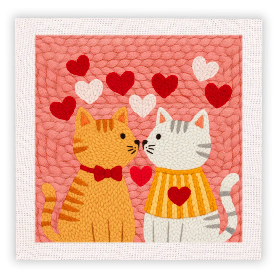 Handmade Embroidery Floral and Animal Wall Art - Creative Gift