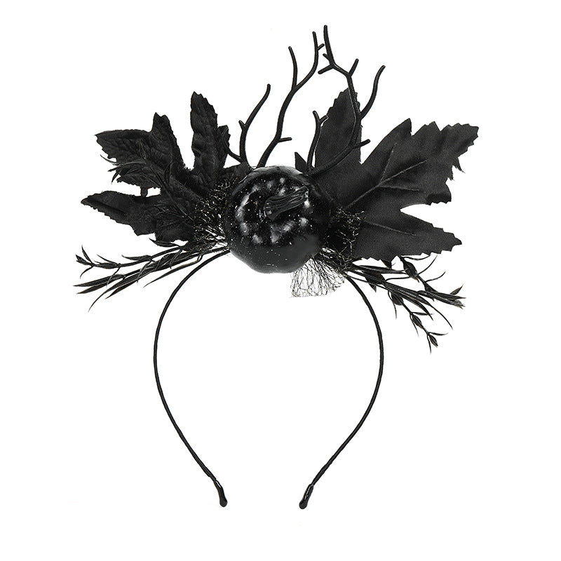 Pumpkin Head Hair Accessory Halloween Headband